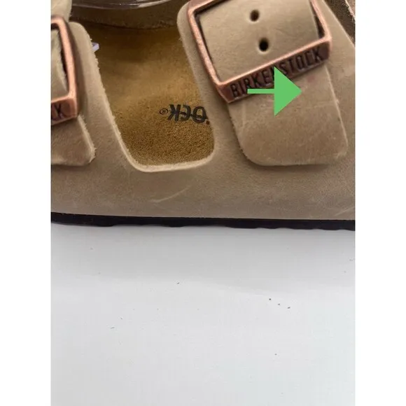 Birkenstock Arizona Sandals Unisex Brown Leather Comfort Size 10 US 41 New