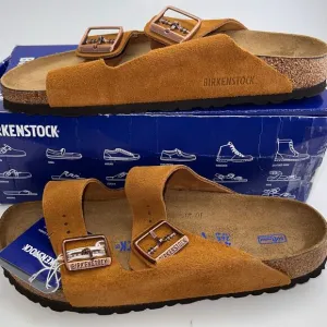 BIRKENSTOCK Arizona Suede Sandals, Size 41 Men 8 / Women 10