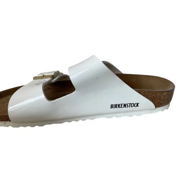 Birkenstock Birko-Flor Patent Arizona Sandals