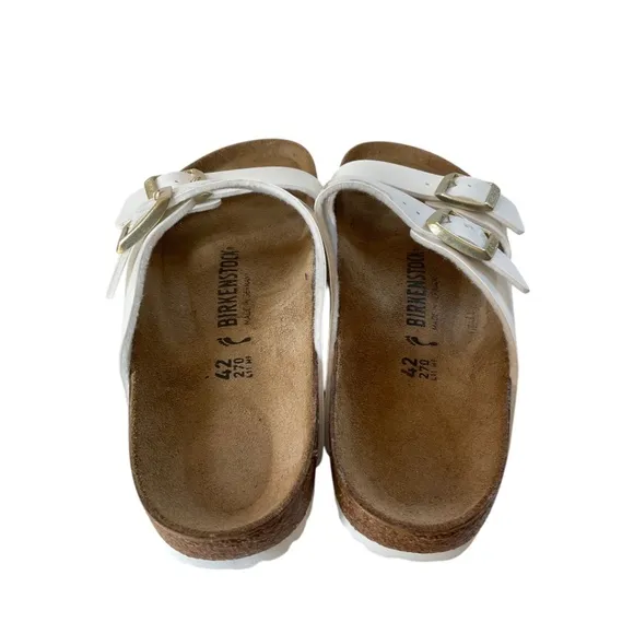 Birkenstock Birko-Flor Patent Arizona Sandals
