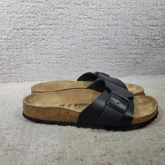 Birkenstock Catalina Unisex Size EU 39 US L8 M6 Black Slip On Slide Sandals