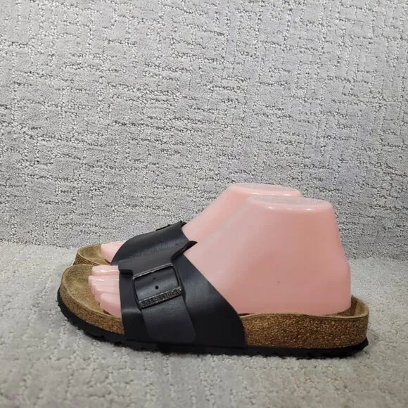 Birkenstock Catalina Unisex Size EU 39 US L8 M6 Black Slip On Slide Sandals