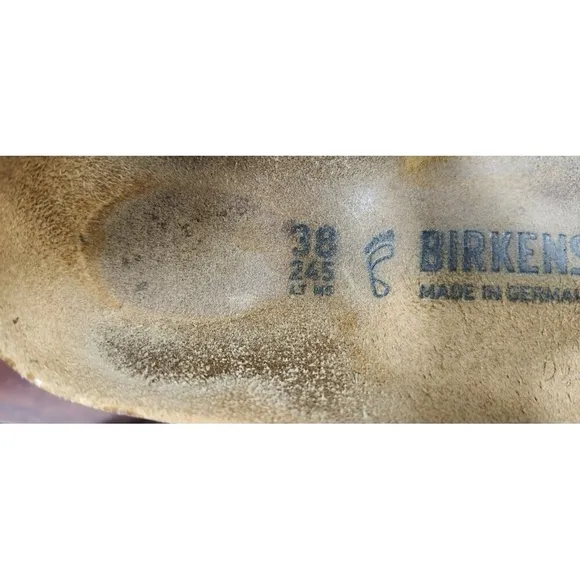 Birkenstock Gizeh Black Patent Sandals Size EU 38/US 7