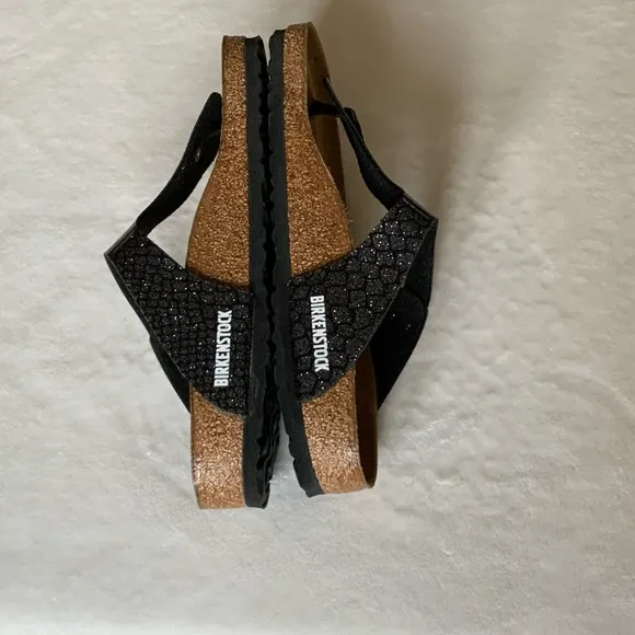 Birkenstock Gizeh Magic Snake Black-Silver Sandals