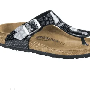 Birkenstock Gizeh Magic Snake Black-Silver Sandals