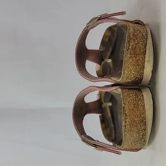Birkenstock Gizeh Pink Snakeskin Women's Sandals