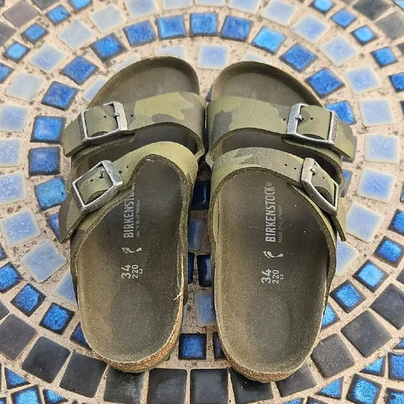 Birkenstock Kids Camouflage Sandals