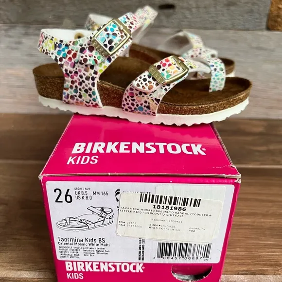 Birkenstock Kids Taormina Sandals. Size 26