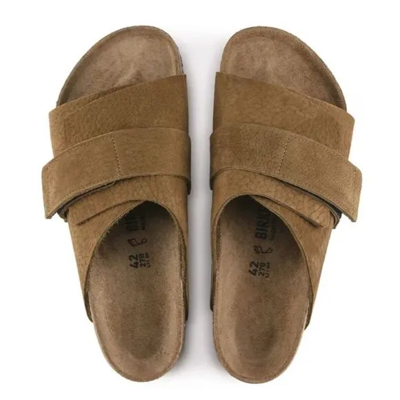 Birkenstock Kyoto Men’s Slip-On Sandals Brown Unisex M8/L10 Outdoors Vacation