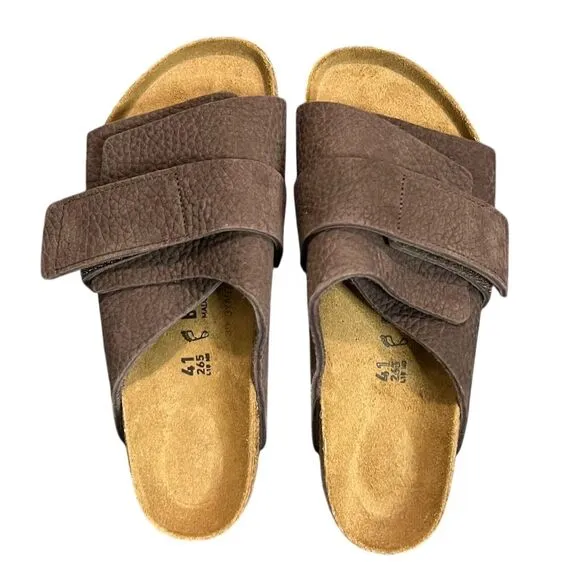 Birkenstock Kyoto Men’s Slip-On Sandals Brown Unisex M8/L10 Outdoors Vacation