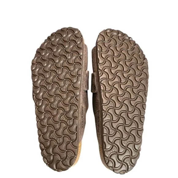 Birkenstock Kyoto Men’s Slip-On Sandals Brown Unisex M8/L10 Outdoors Vacation