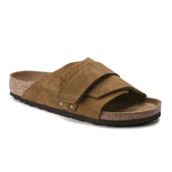 Birkenstock Kyoto Men’s Slip-On Sandals Brown Unisex M8/L10 Outdoors Vacation