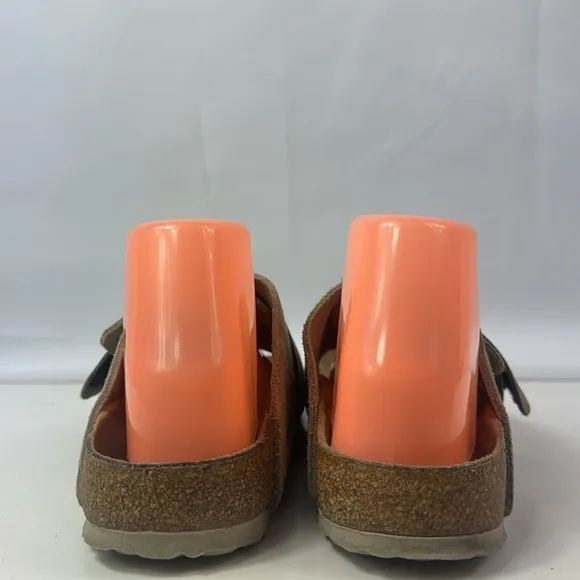 Birkenstock Kyoto Taupe Nubuck Suede Leather Women's Sandals