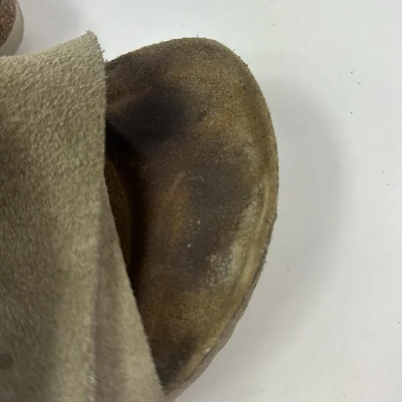 Birkenstock Kyoto Taupe Nubuck Suede Leather Women's Sandals