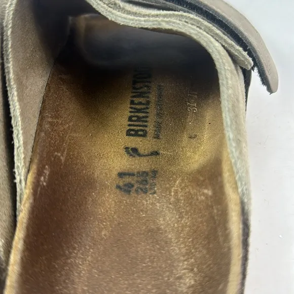 Birkenstock Kyoto Taupe Nubuck Suede Leather Women's Sandals