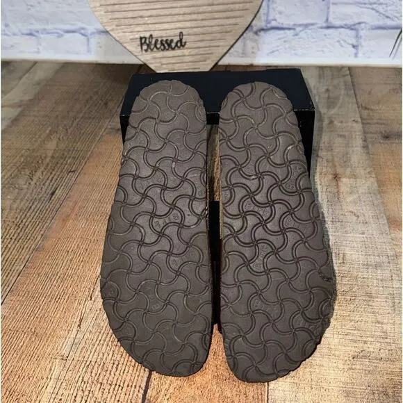 Birkenstock madrid metallic bronze sandals