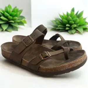 Birkenstock Mayari Birko-Flor Brown Sandals