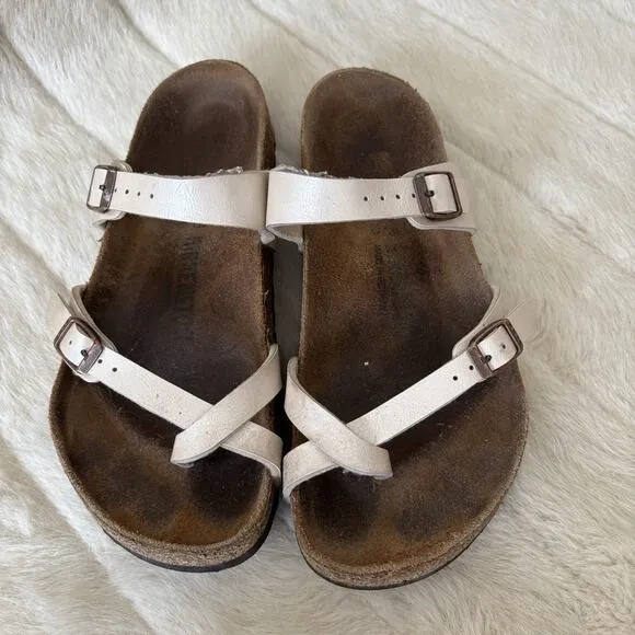 Birkenstock Mayari Sandals 9-9.5 Regular Fit EU 40 Graceful Pearl
