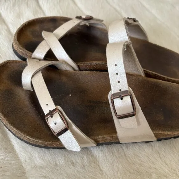 Birkenstock Mayari Sandals 9-9.5 Regular Fit EU 40 Graceful Pearl