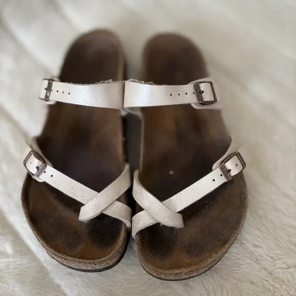 Birkenstock Mayari Sandals 9-9.5 Regular Fit EU 40 Graceful Pearl