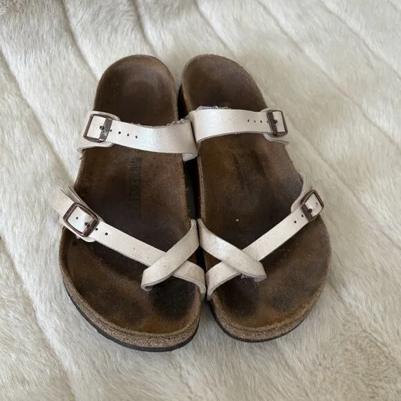 Birkenstock Mayari Sandals 9-9.5 Regular Fit EU 40 Graceful Pearl