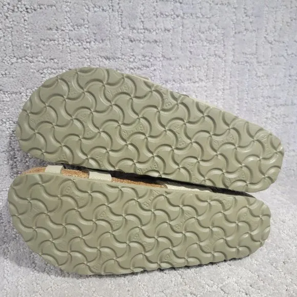 Birkenstock Mayari Unisex Size EU37 US L6M4 Birko-Flor Faded Khaki Vegan Sandals