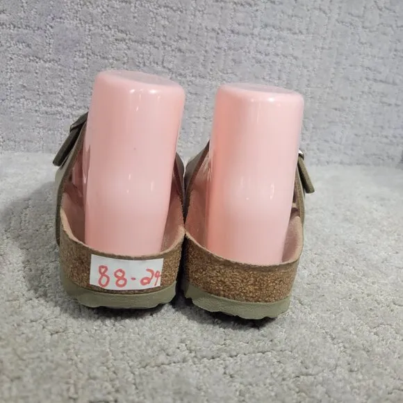 Birkenstock Mayari Unisex Size EU37 US L6M4 Birko-Flor Faded Khaki Vegan Sandals