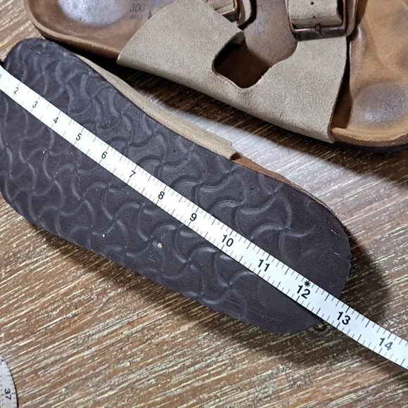 Birkenstock Men’s Betula Sandals Size 13 Two Adjustable Straps Cork Footbed