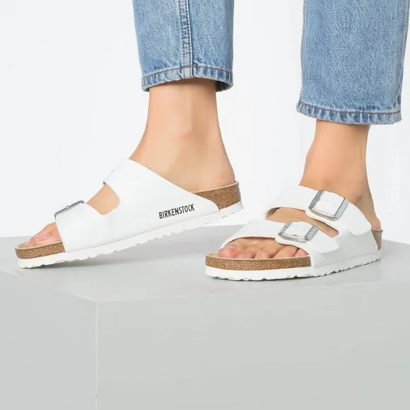 BIRKENSTOCK MEN'S FLATFORM SANDALS, WEISS, 4 NARROW BIG KID