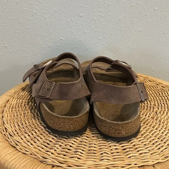 Birkenstock Milano Brown Leather Sandals