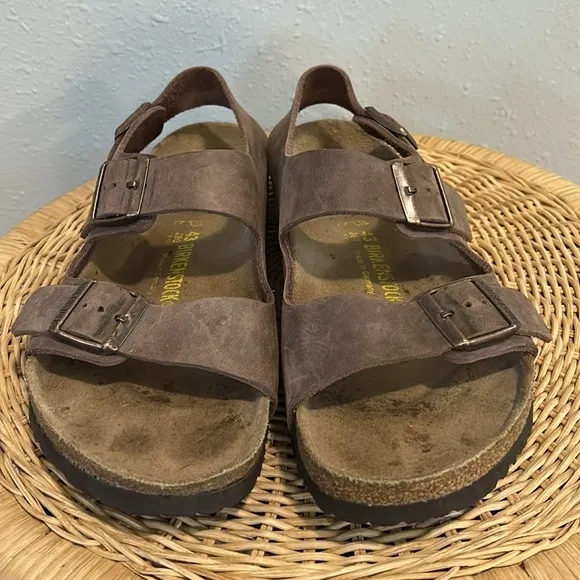 Birkenstock Milano Brown Leather Sandals