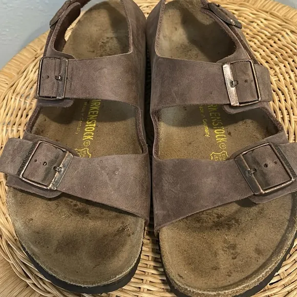 Birkenstock Milano Brown Leather Sandals
