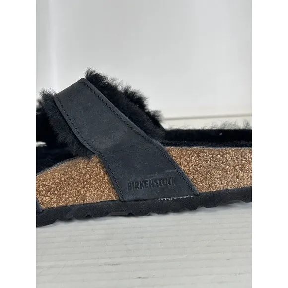 Birkenstock Size 38 / US 8 Mayari Shearling Lined Sandals