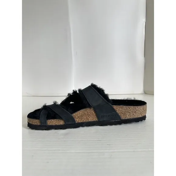 Birkenstock Size 38 / US 8 Mayari Shearling Lined Sandals