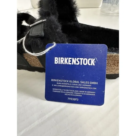 Birkenstock Size 38 / US 8 Mayari Shearling Lined Sandals