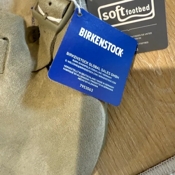 Birkenstock Suede Slip-On Sandals - Tan