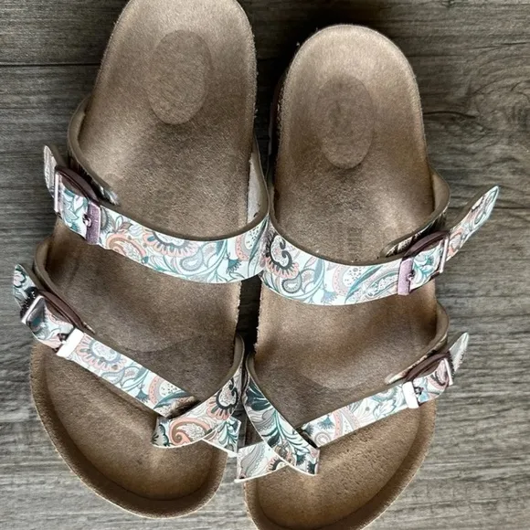Birkenstock Sydney Sandals PaisleyLight Rose Birko-flor 33 EU / US 2 - Girls