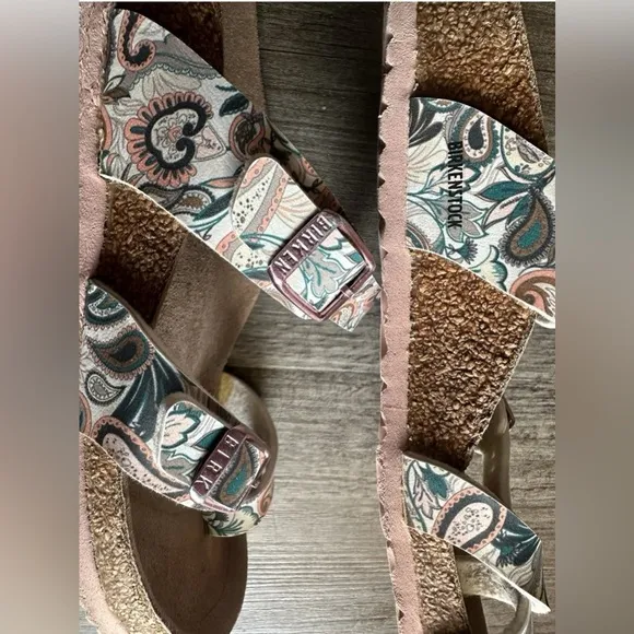 Birkenstock Sydney Sandals PaisleyLight Rose Birko-flor 33 EU / US 2 - Girls