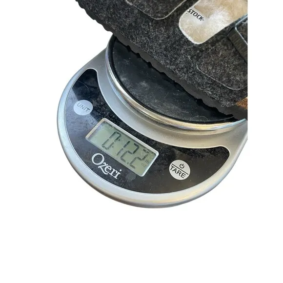 Birkenstock Unisex Arizona Wool Felt Sandal Doubleface Gray Size 37