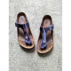 Birkenstock Womens Gizeh Cork Footbed Birko Flor T-Strap Sandals 36 (US 5-5.5)