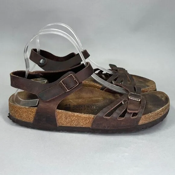 Birkenstock Women's Size 10.5 Brown Leather Sandals