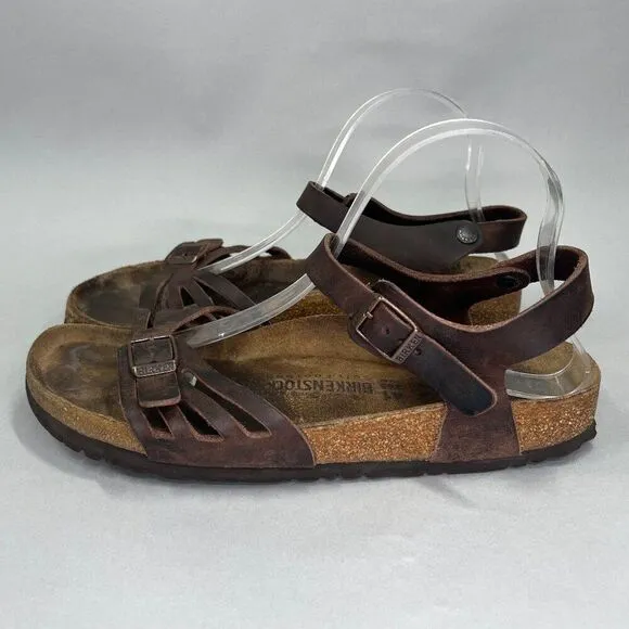 Birkenstock Women's Size 10.5 Brown Leather Sandals