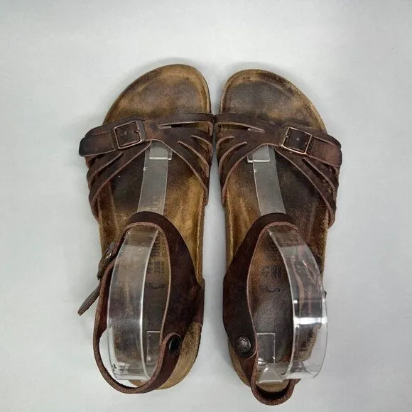 Birkenstock Women's Size 10.5 Brown Leather Sandals