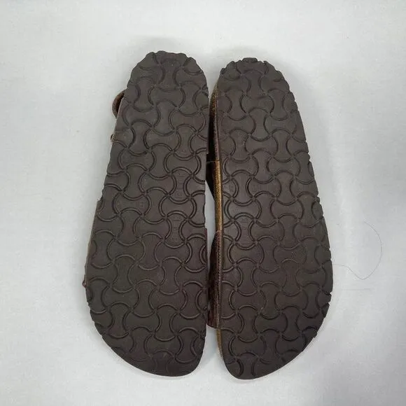 Birkenstock Women's Size 10.5 Brown Leather Sandals