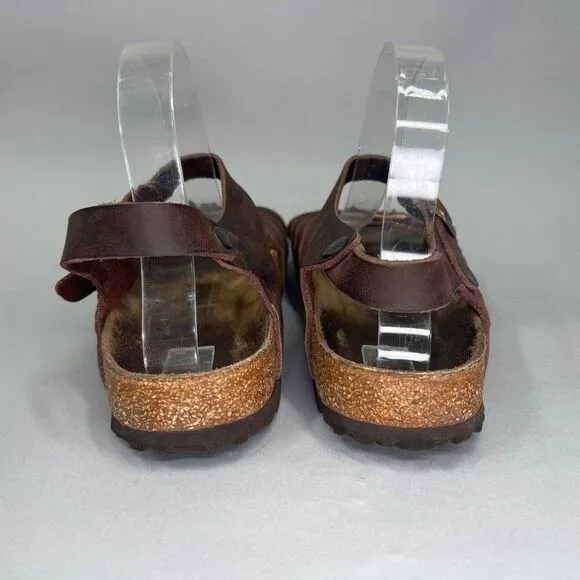 Birkenstock Women's Size 10.5 Brown Leather Sandals