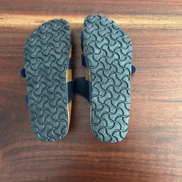 Birkis Nepal Navy Blue Sandals Size EU 37, US 6