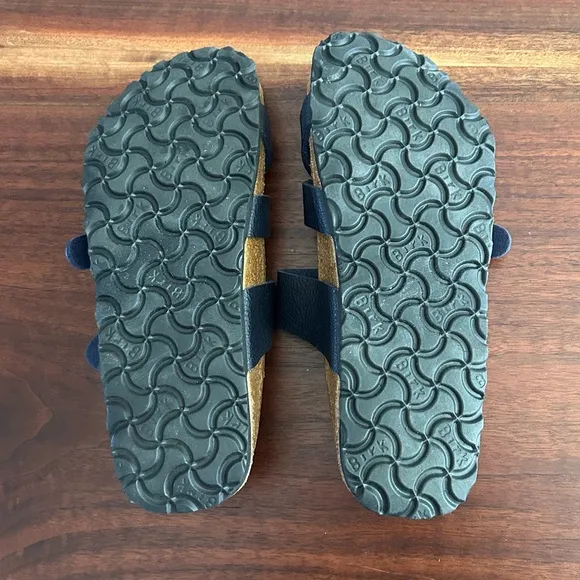 Birkis Nepal Navy Blue Sandals Size EU 37, US 6