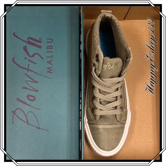 Blowfish Malibu Crawford Steel Gray Color Washed Canvas Mesh Slip On Sneakers