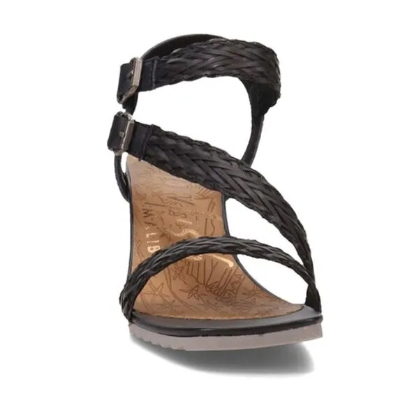 Blowfish Maliblu Black Wedge Sandals Size 11