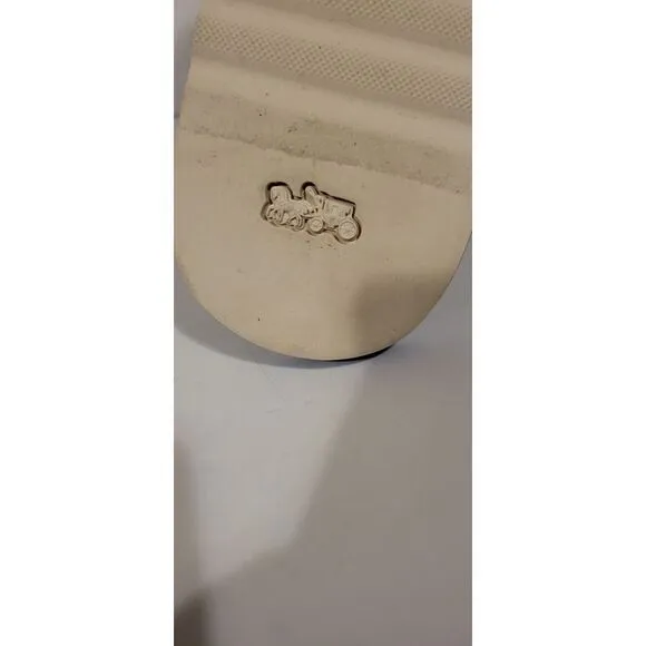 BN COACH Men's Signature Webbing Flip‎ Flop Blue Fin